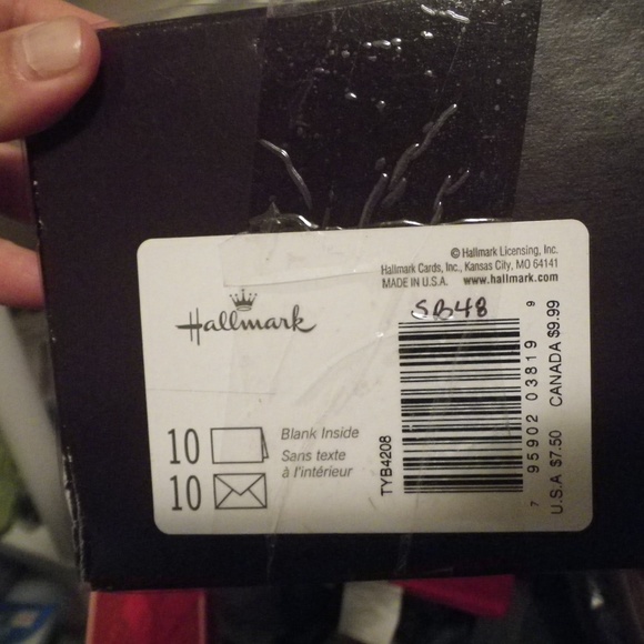 Baby Girl Shower Thank You Card Set of 10 - Picture 3 of 3